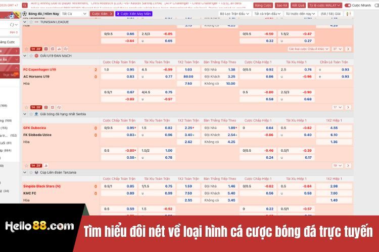 Tìm hiểu đôi nét về loại hình cá cược bóng đá trực tuyến