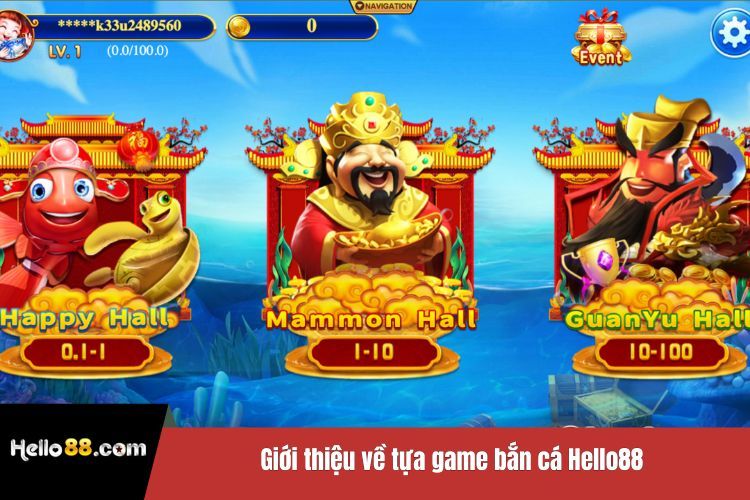 Giới thiệu về tựa game bắn cá Hello88