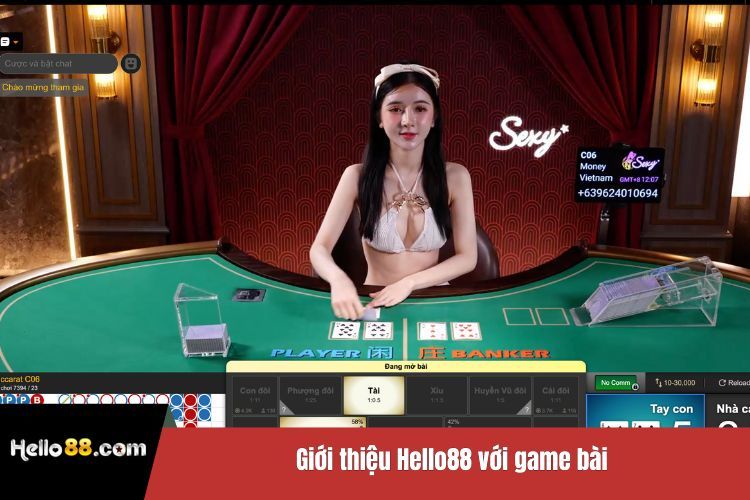 Giới thiệu Hello88 với game bài