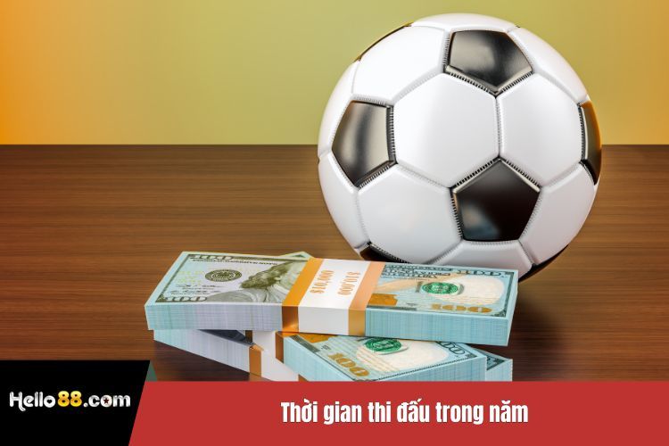 Thời gian thi đấu trong năm